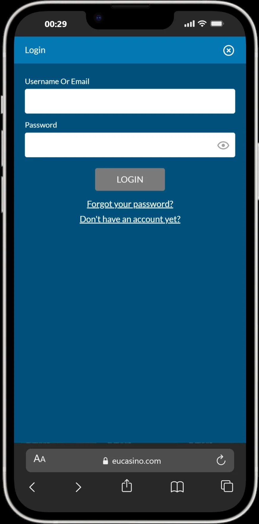 EUcasino screenshot 6