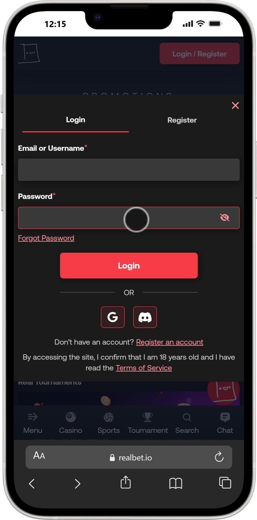 RealBet screenshot 6