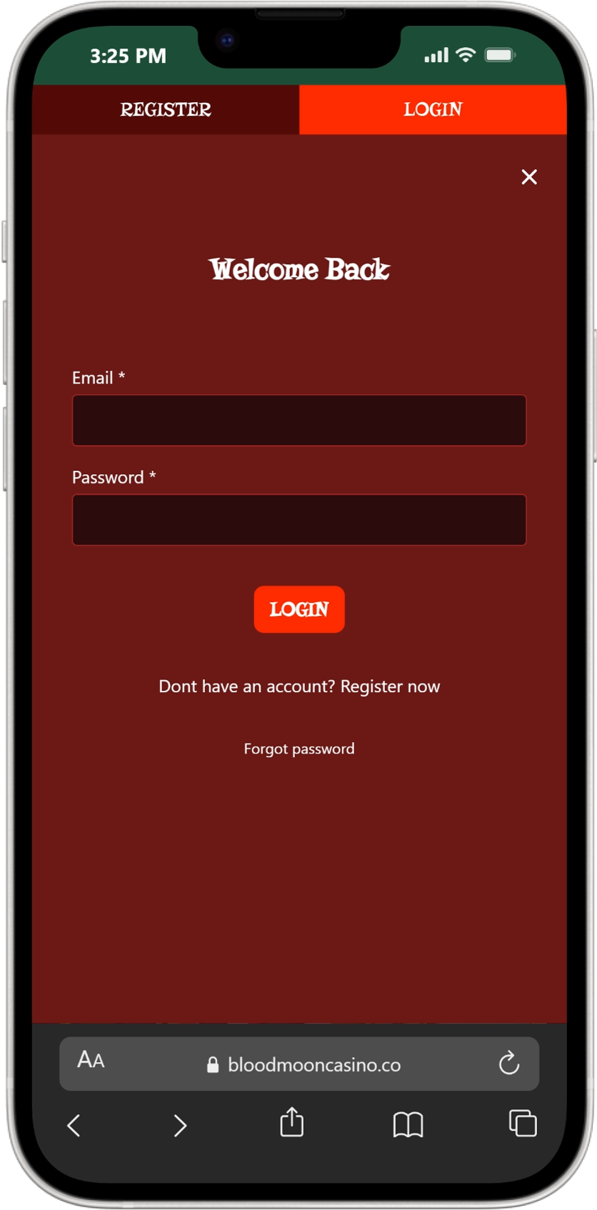 Blood Moon Casino screenshot 6