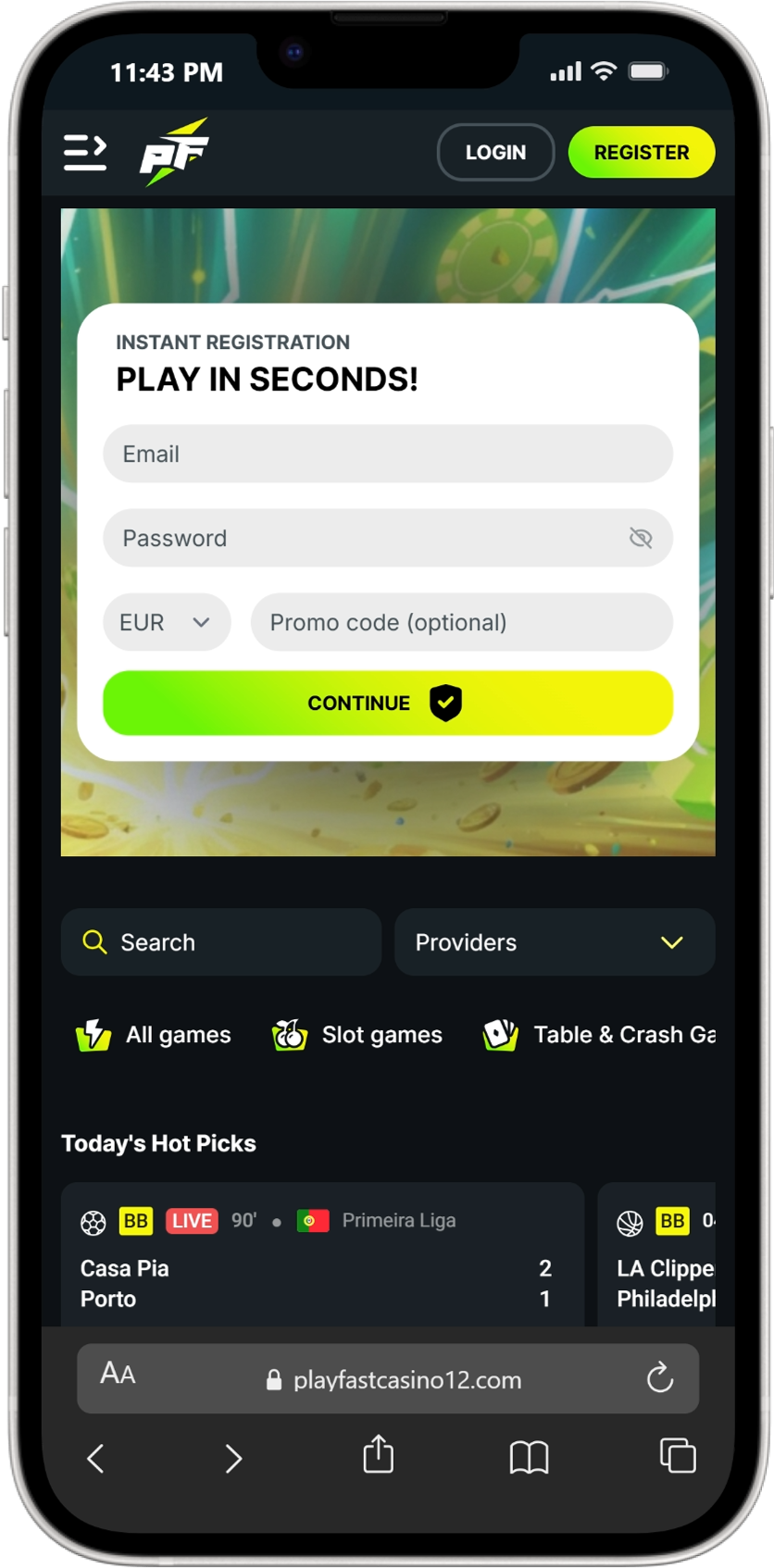 Play Fast Casino screenshot 4