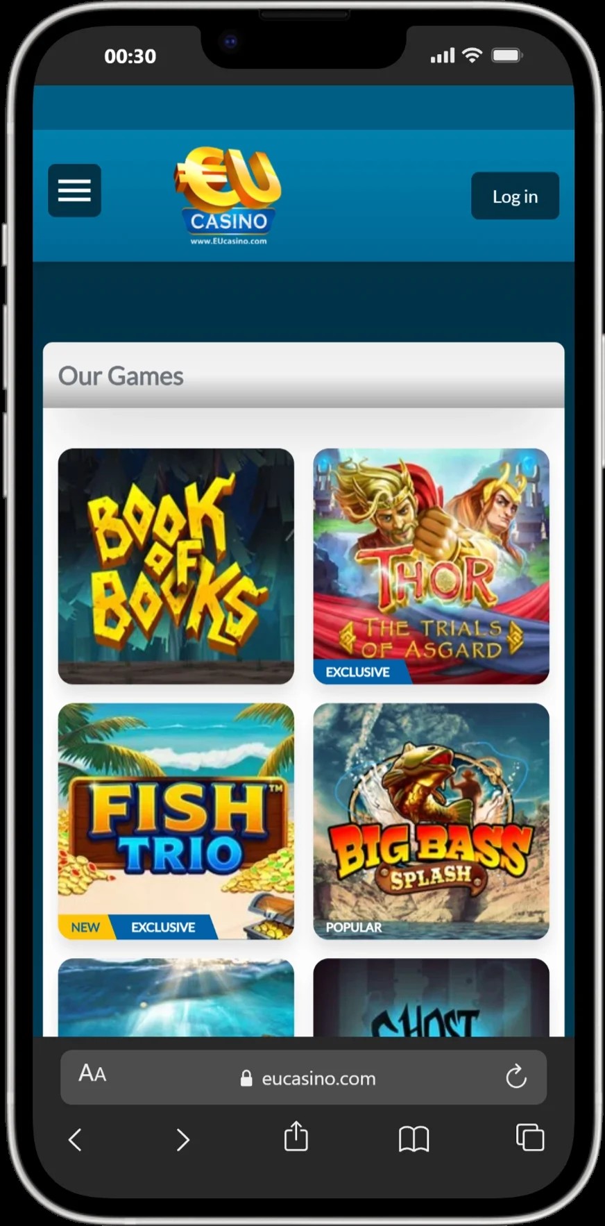 EUcasino screenshot 5