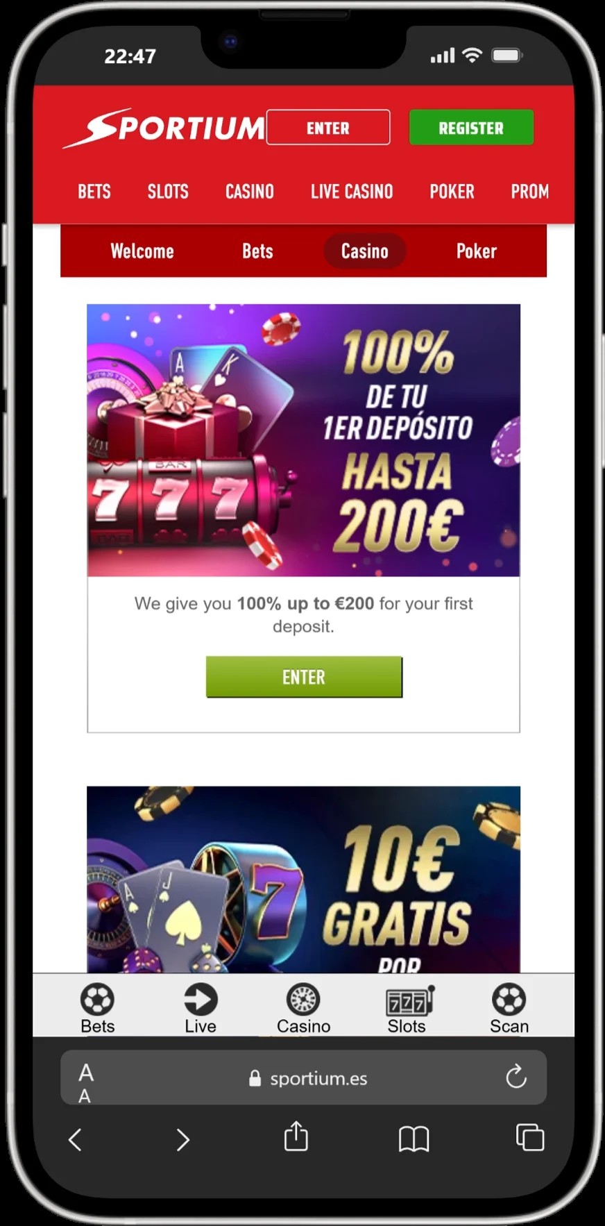 Sportium screenshot 5