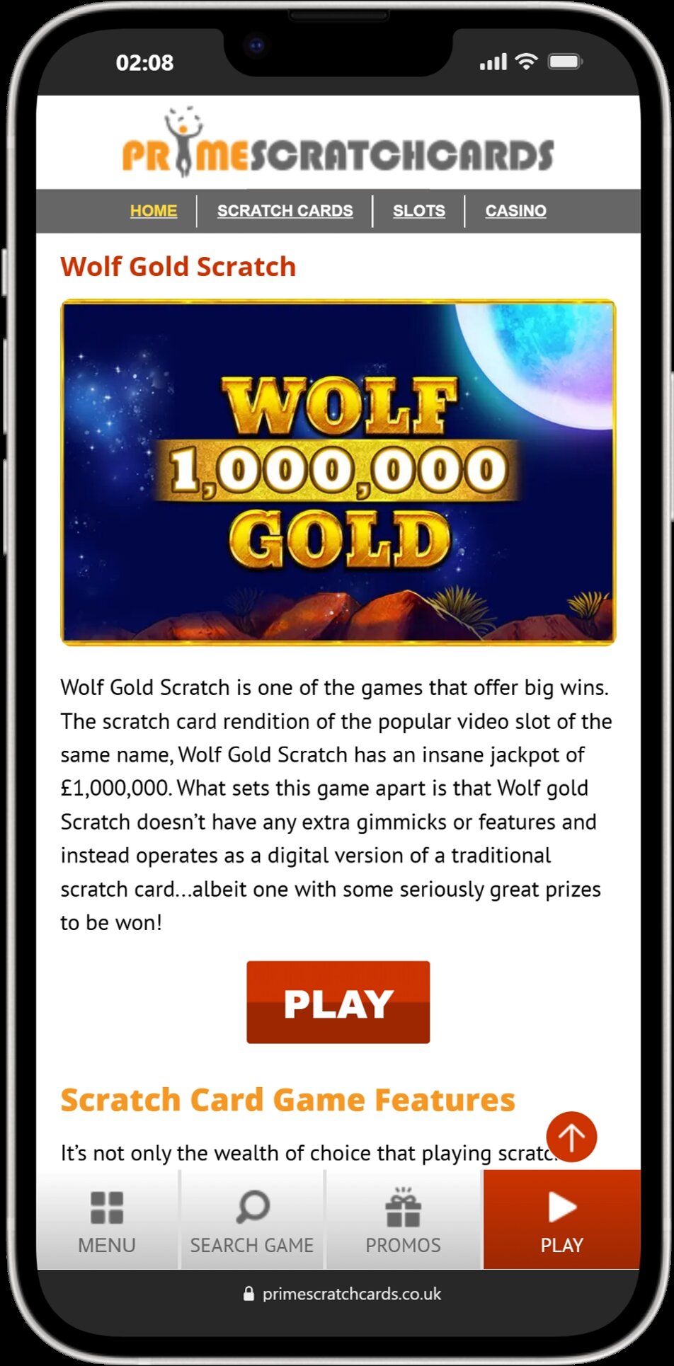 Prime Scratch Cards screenshot 5