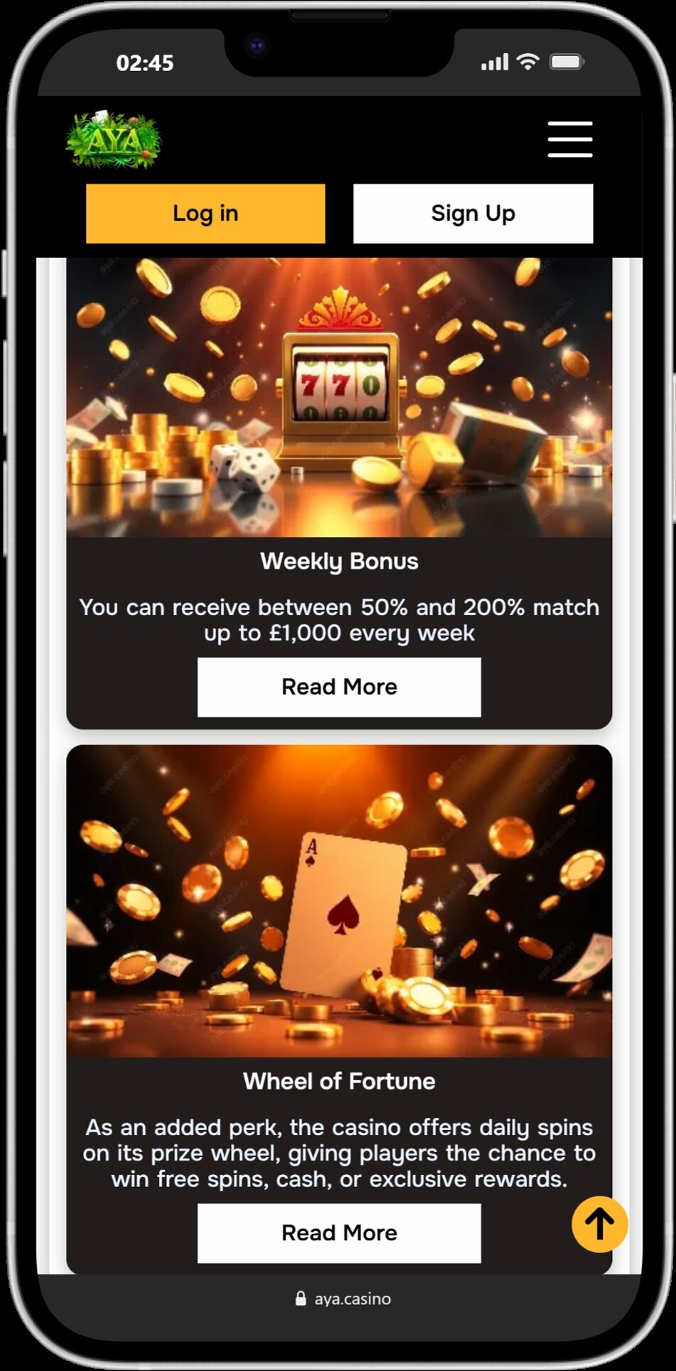 Aya Casino screenshot 5