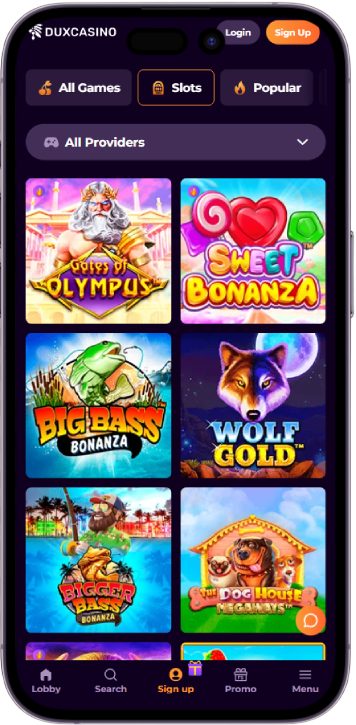 DuxCasino screenshot 5