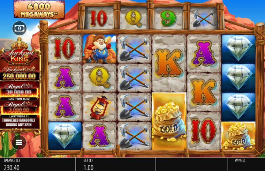 Diamond Mine Megaways Jackpot King Slot Review and Demo Play