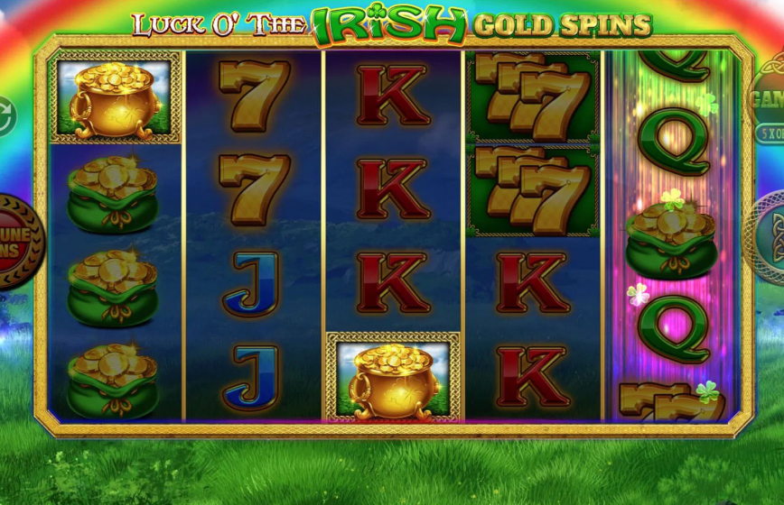 Luck O' The Irish Gold Spins Jackpot King Slot Review and Demo Play