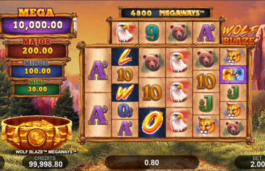 Wolf Blaze Megaways Slot Review and Demo Play