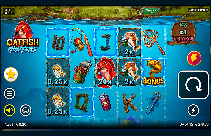Catfish Hunters Slot Review and Demo Play