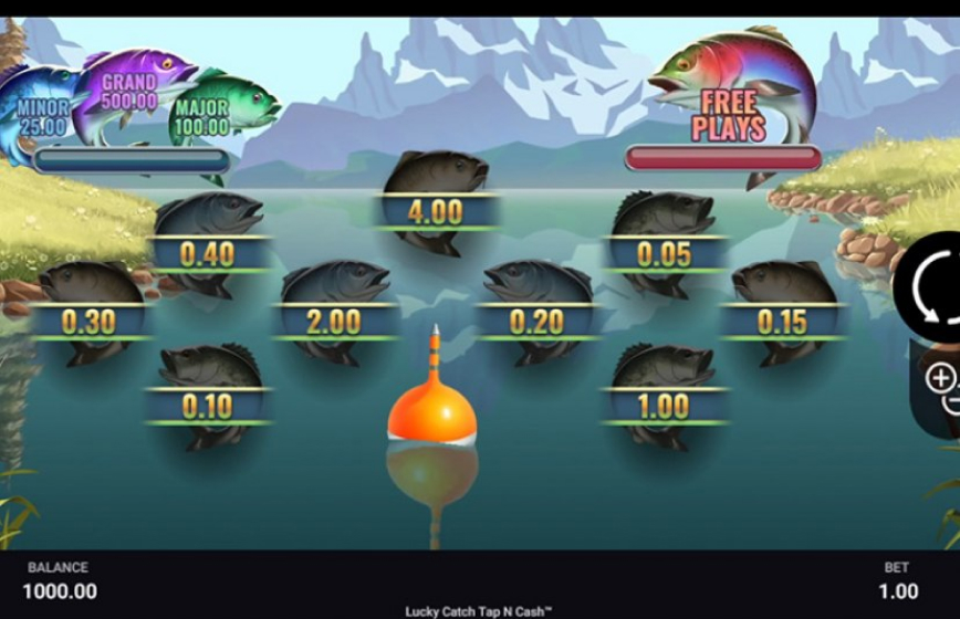 Lucky Catch Tap N Cash Slot Review and Demo Play