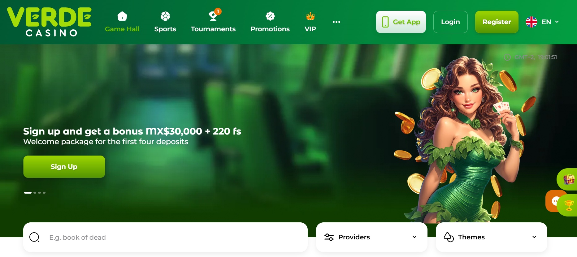 Verde Casino screenshot 1