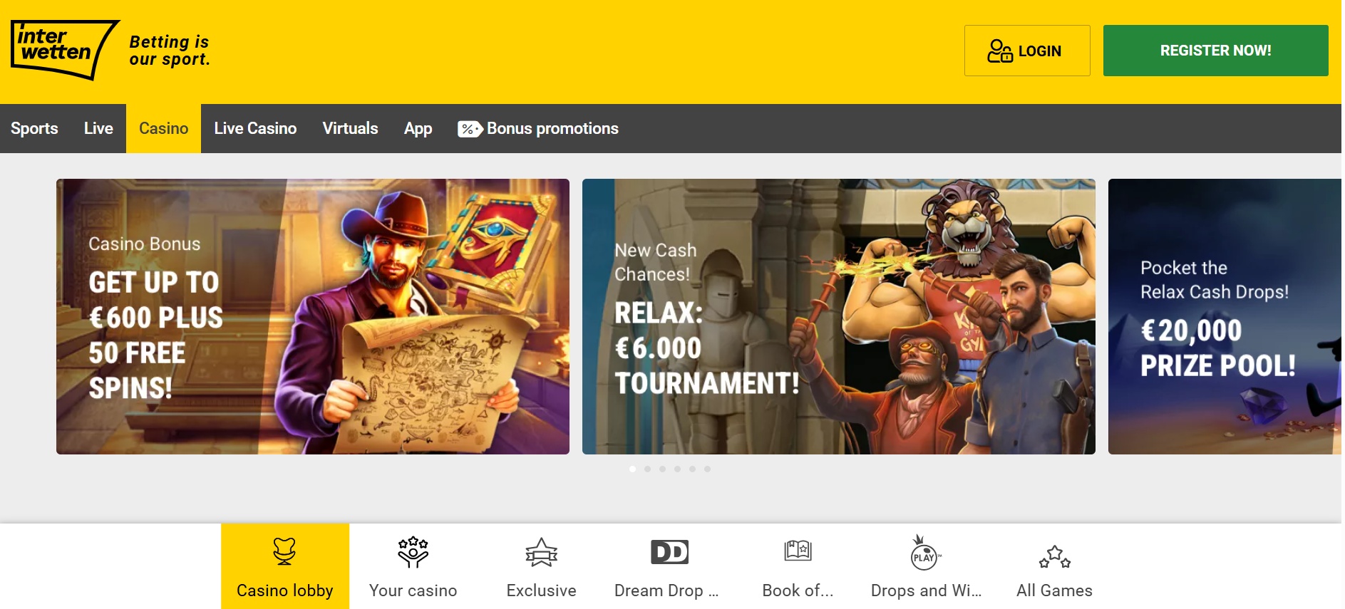 Interwetten screenshot 1