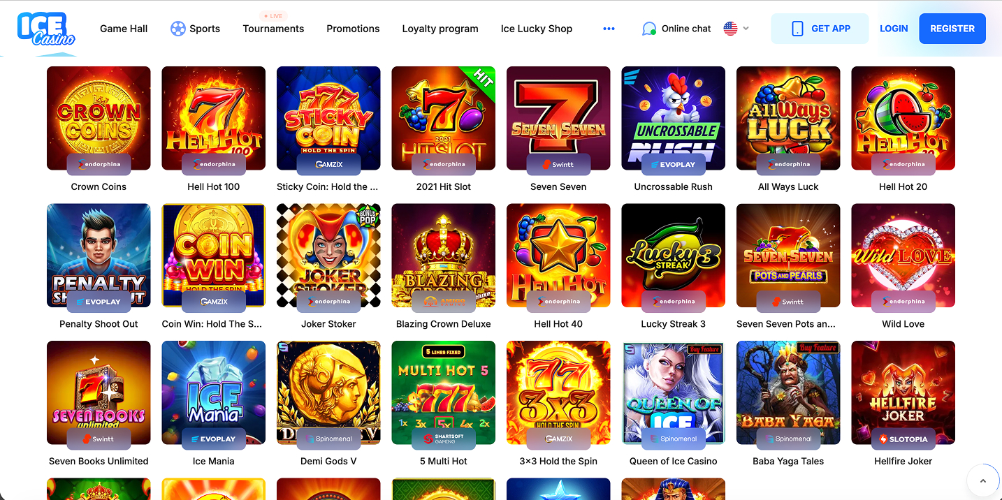ICE Casino screenshot 2