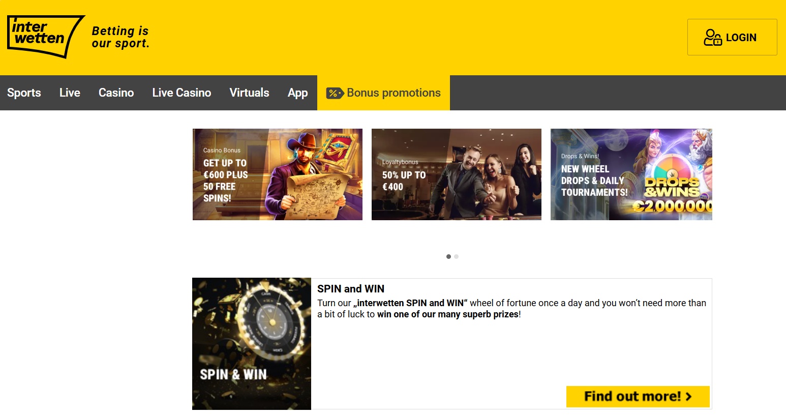 Interwetten screenshot 3