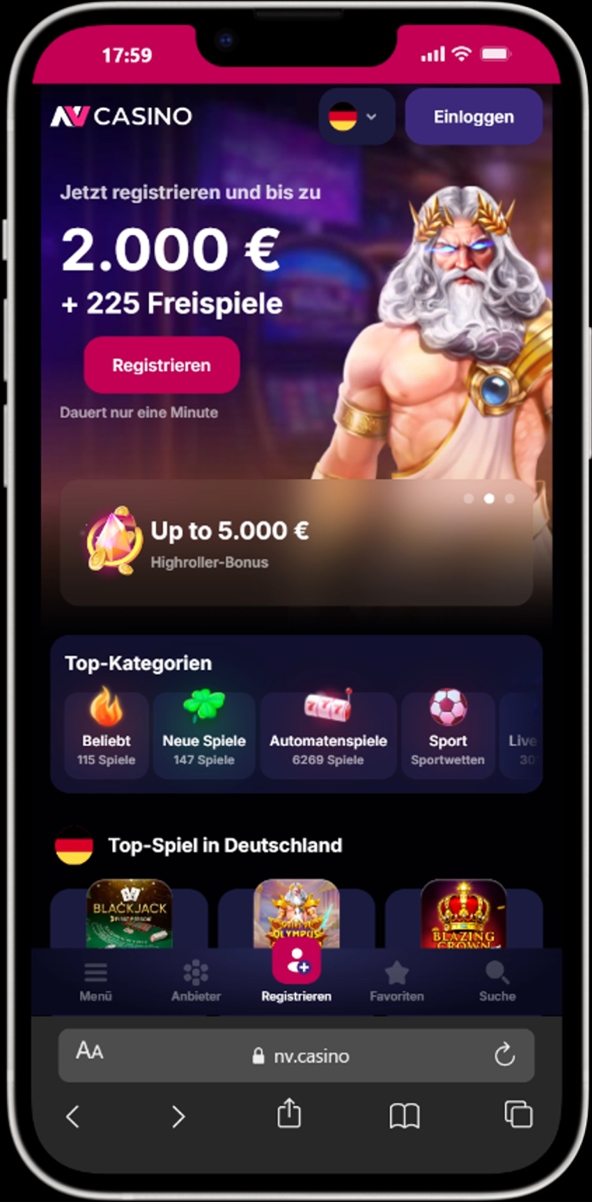 NV Casino screenshot 4