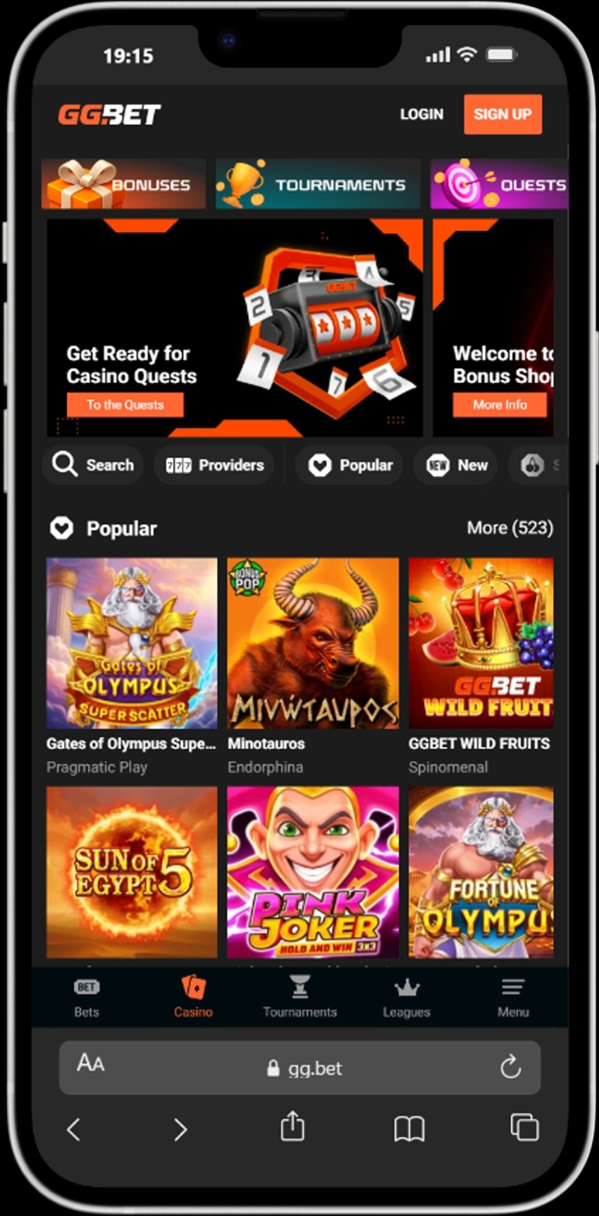 GG.BET screenshot 4