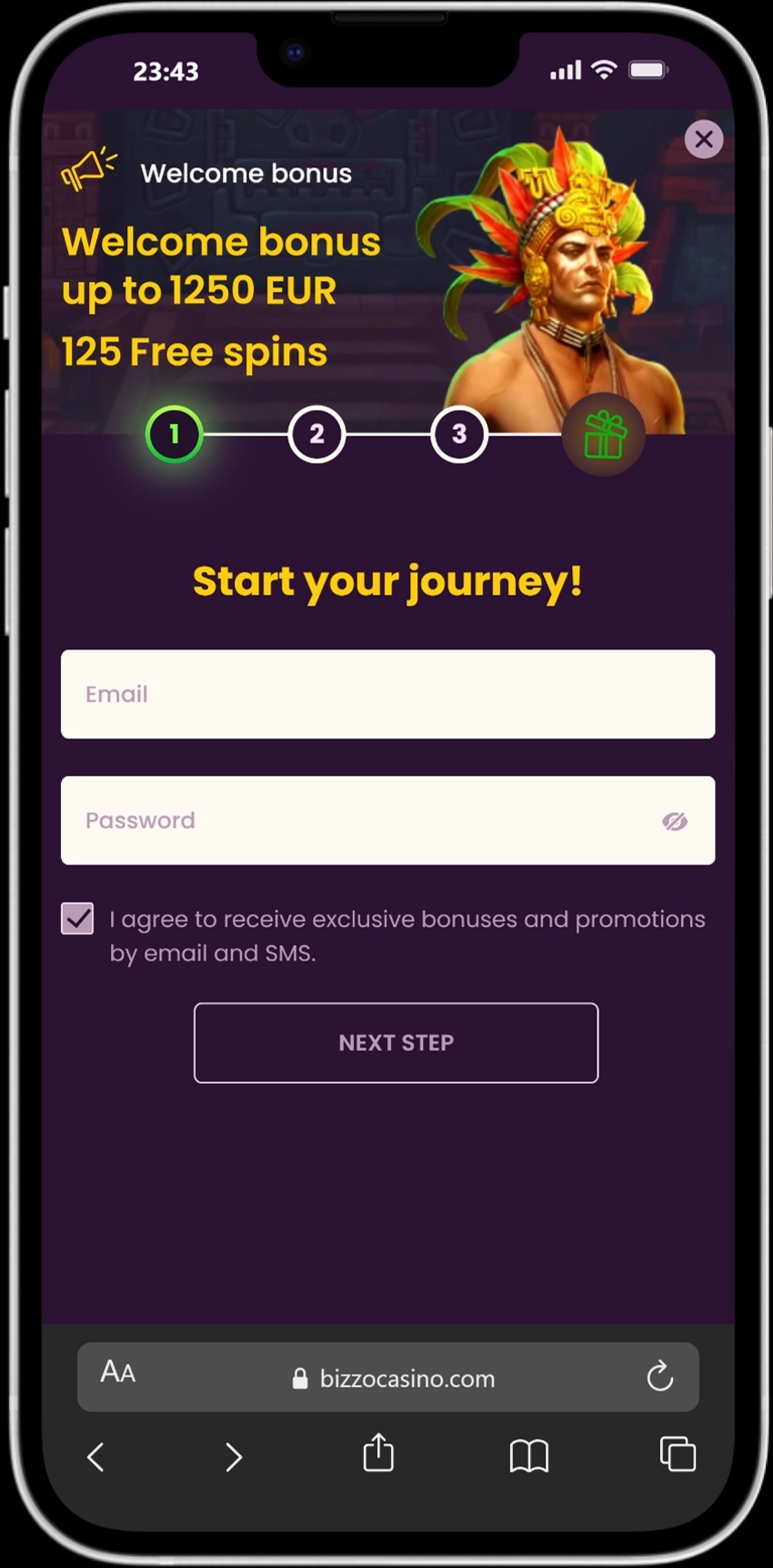Bizzo Casino screenshot 6