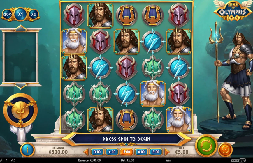 Rise Of Olympus 100 Slot Review and Demo Play
