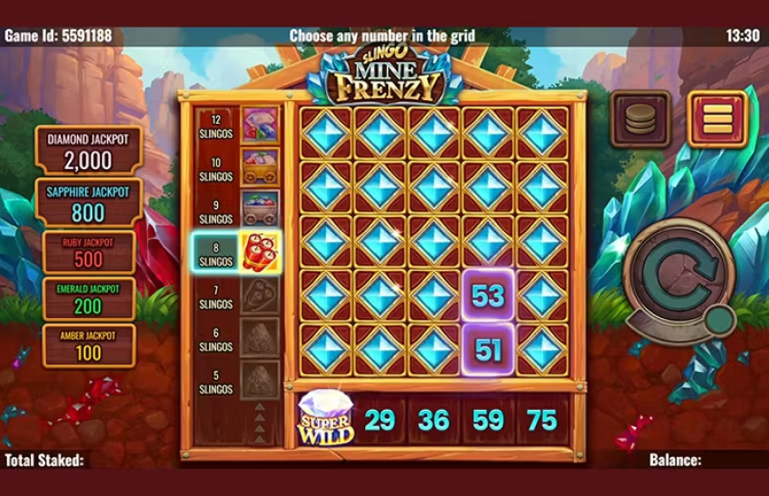 Slingo Mine Frenzy Slot Review and Demo Play