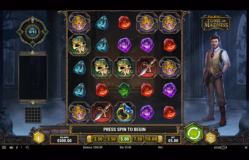 Rich Wilde And The Tome Of Madness Slot Review and Demo Play