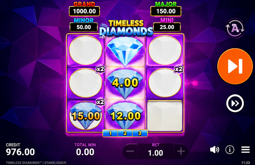 Timeless Diamonds: Hold And Win Slot Review and Demo Play