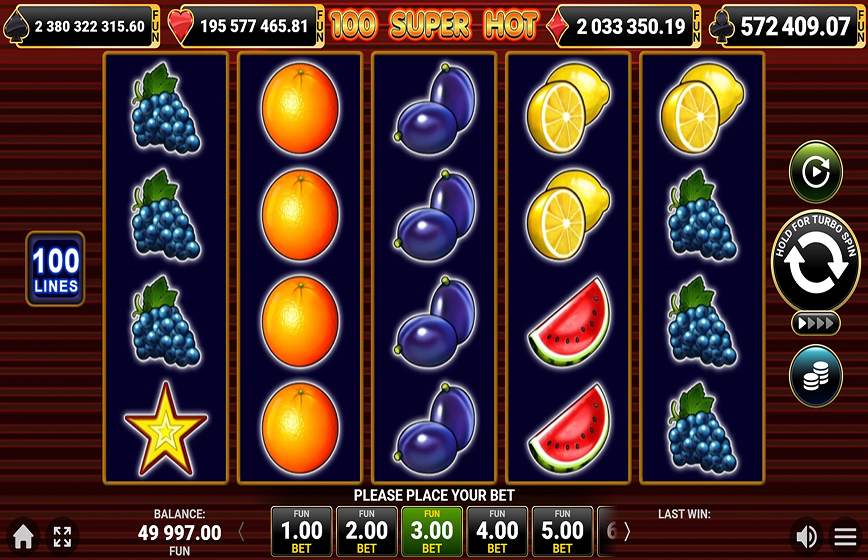 100 Super Hot Slot Review and Demo Play