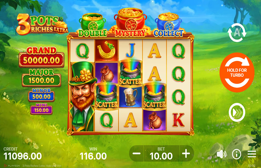 3 Pots Riches Extra Slot Review and Demo Play