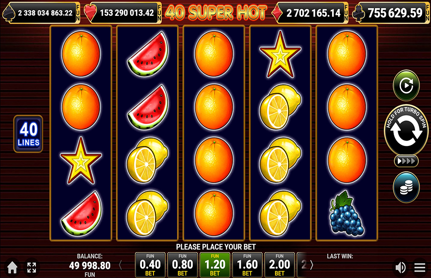 40 Super Hot Slot Review and Demo Play