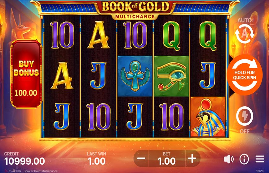 Book Of Gold: Multichance Slot Review and Demo Play