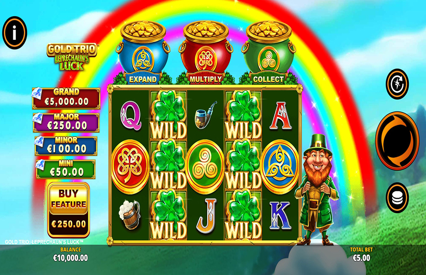 Gold Trio: Leprechaun's Luck Slot Review and Demo Play