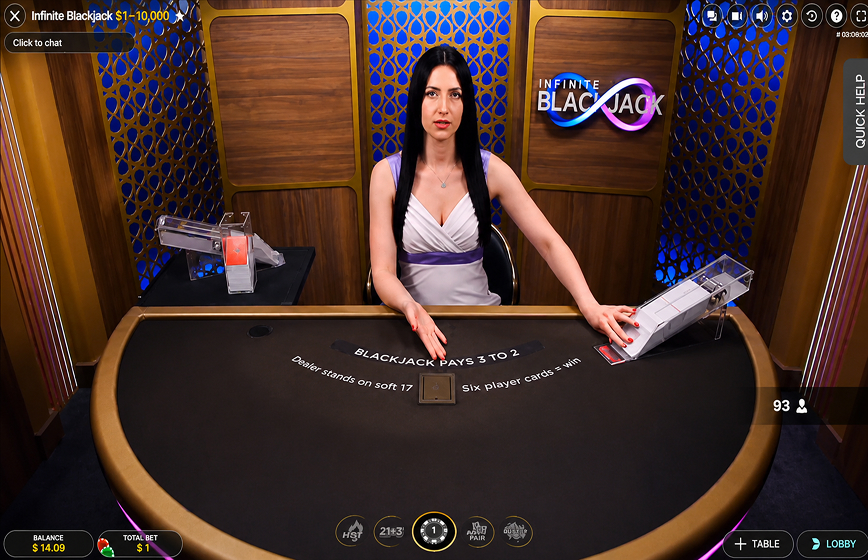 Infinite Blackjack Slot Review and Demo Play