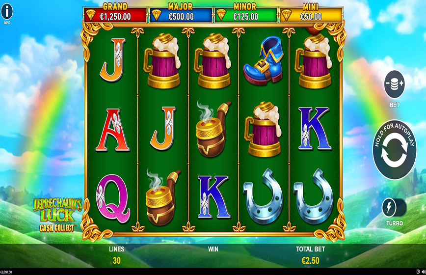Leprechaun's Luck Cash Collect Slot Review and Demo Play