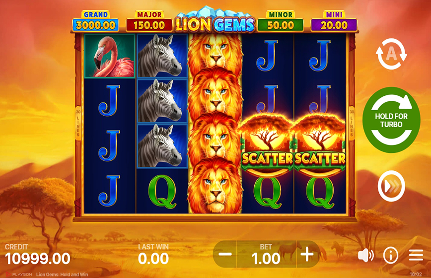 Lion Gems Slot Review and Demo Play