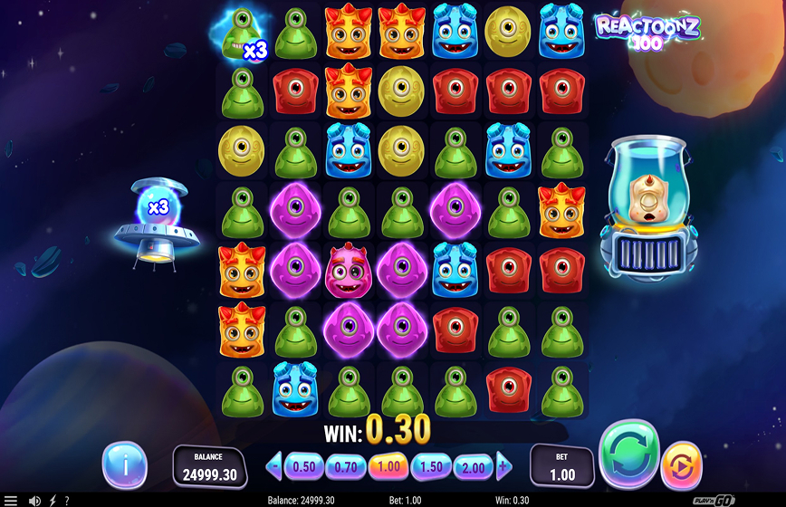 Reactoonz 100 Slot Review and Demo Play