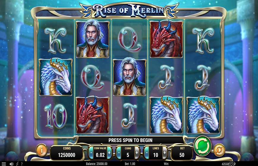 Rise Of Merlin Slot Review and Demo Play