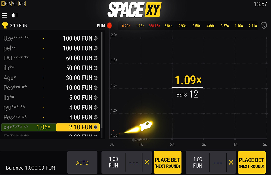 Space XY Slot Review and Demo Play