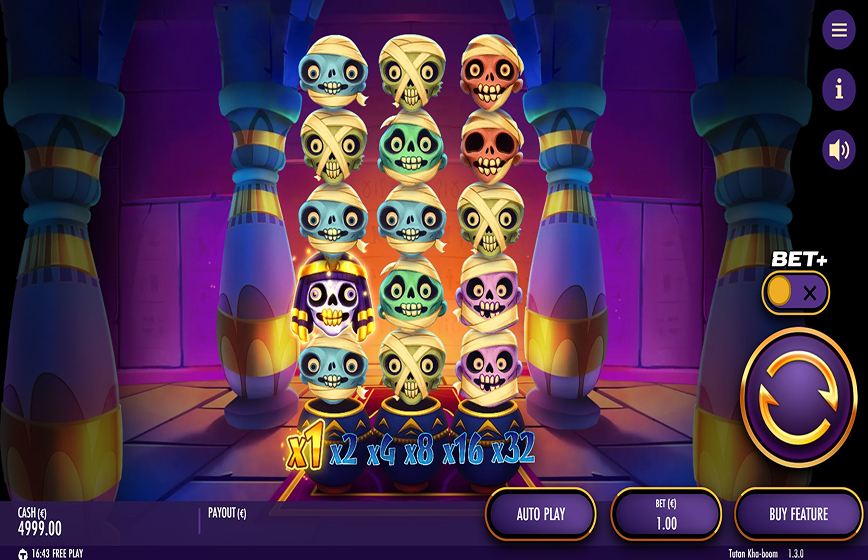 Tutan Kha-Boom Slot Review and Demo Play