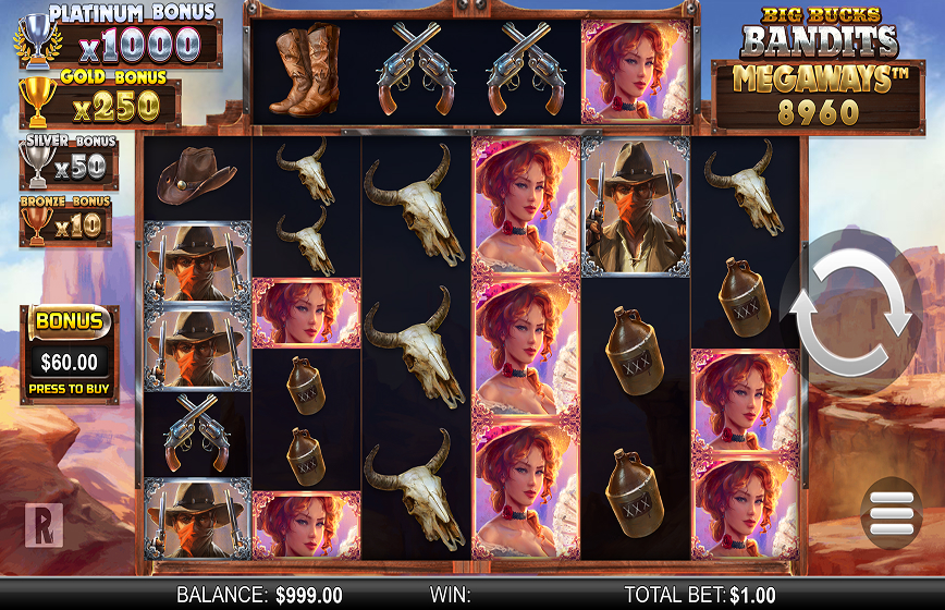 Big Bucks Bandits Megaways Slot Review and Demo Play