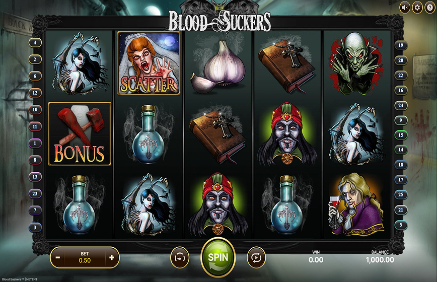 Blood Suckers Slot Review and Demo Play