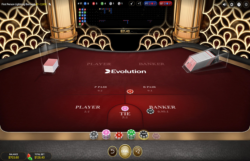 First Person Lightning Baccarat Slot Review and Demo Play