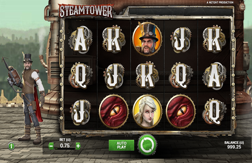 Steam Tower Slot Review and Demo Play
