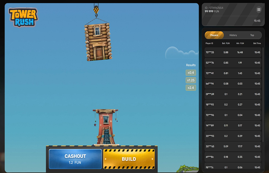 Tower Rush Slot Review and Demo Play
