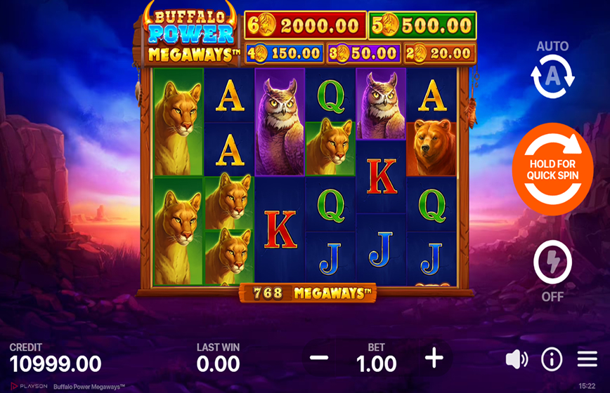 Buffalo Power Megaways Slot Review and Demo Play