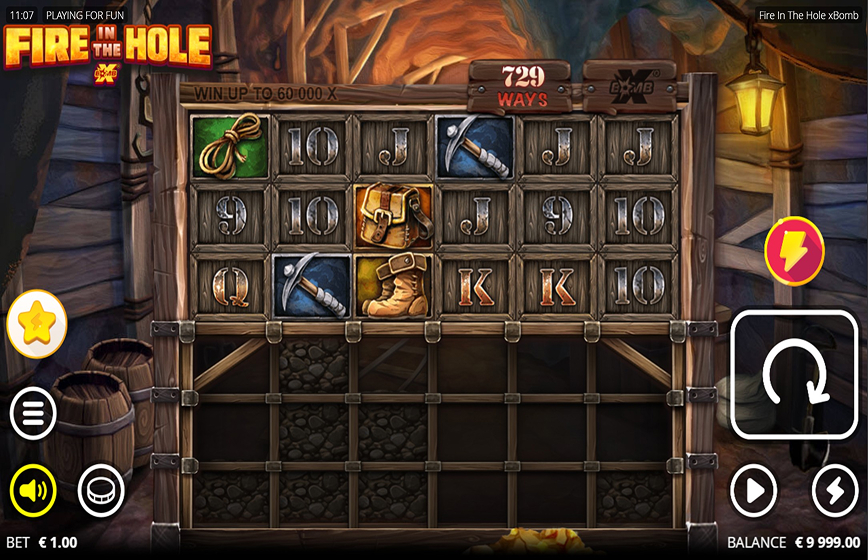 Fire In The Hole Slot Review and Demo Play