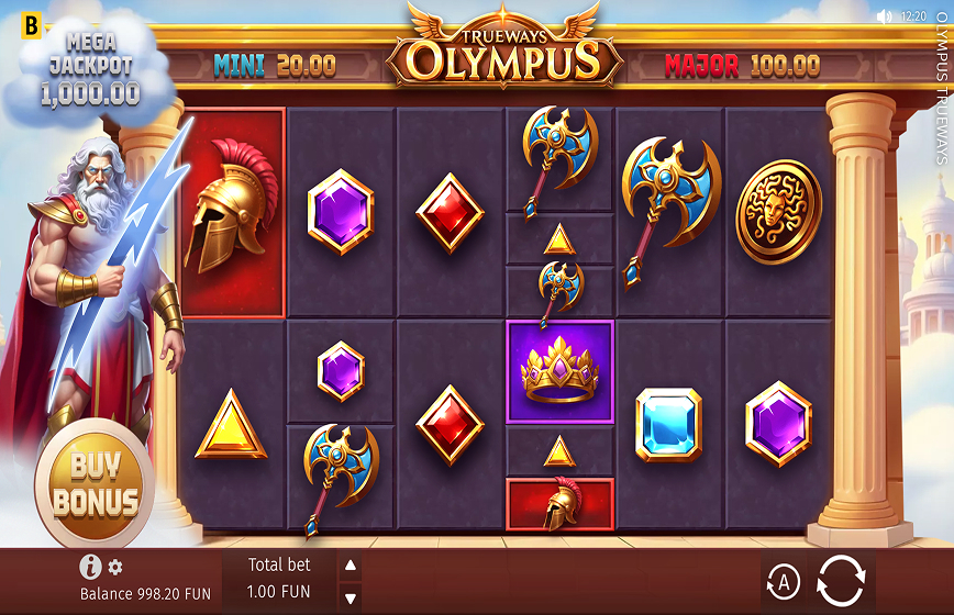Olympus Trueways Slot Review and Demo Play